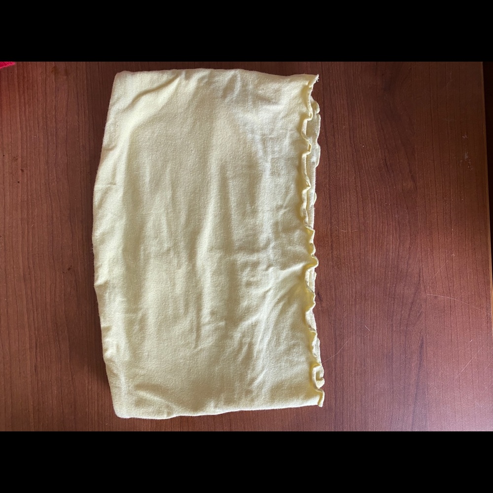 pac sun yellow tube top